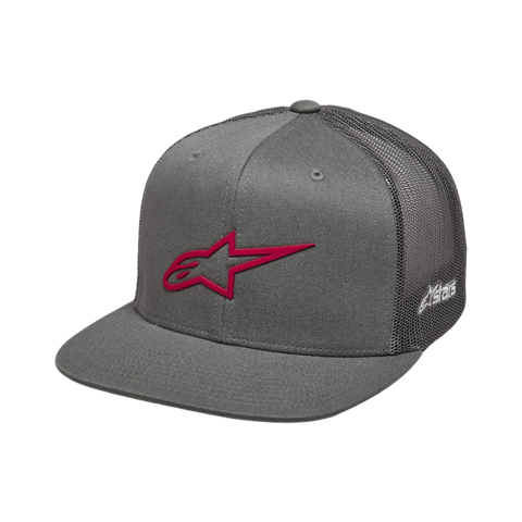 Alpinestars 3D Ageless Trucker Hat (Grey Red)