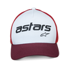 Alpinestars Vital Trucker Hat (White Maroon Orange)