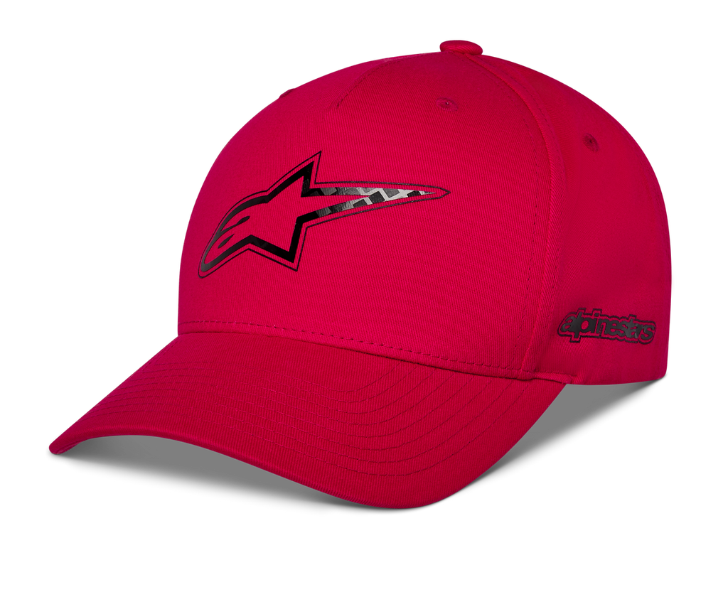 Alpinestars Carbon Fiber Snapback Hat (Red)