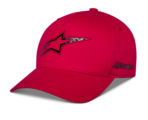 Alpinestars Carbon Fiber Snapback Hat (Red)