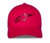 Alpinestars Carbon Fiber Snapback Hat (Red)
