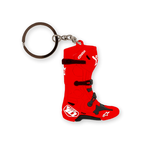 Alpinestars New Tech10 Boot Keyfob (Red)