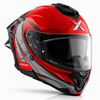 AXOR Brutale Surges Gloss Red Grey Helmet