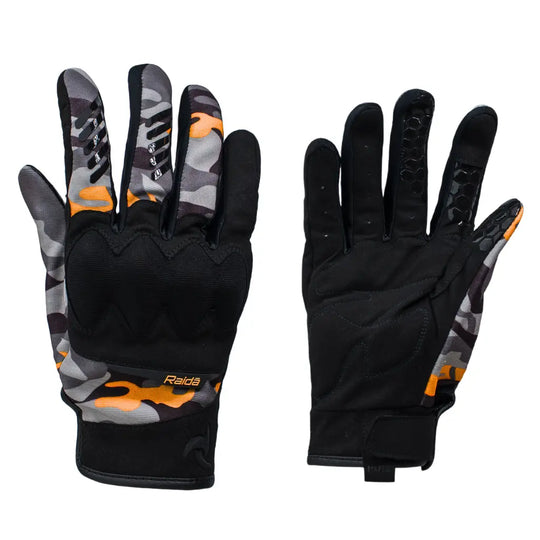 Raida Trailcraft Offroad Gloves (Camo Orange)