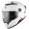 MT Thunder 4 SV Solid A0 Gloss Pearl White Helmet