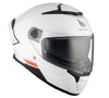 MT Thunder 4 SV Solid A0 Gloss Pearl White Helmet