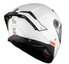 MT Thunder 4 SV Solid A0 Gloss Pearl White Helmet
