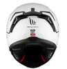 MT Thunder 4 SV Solid A0 Gloss Pearl White Helmet