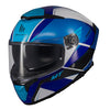 MT Thunder 4 SV Freeway A17 Gloss Blue White Helmet