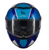 MT Thunder 4 SV Freeway A17 Gloss Blue White Helmet