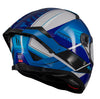 MT Thunder 4 SV Freeway A17 Gloss Blue White Helmet