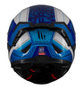 MT Thunder 4 SV Freeway A17 Gloss Blue White Helmet