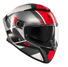 MT Thunder 4 SV Freeway A5 Gloss Grey Red Helmet
