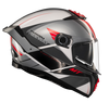 MT Thunder 4 SV Freeway A5 Gloss Grey Red Helmet