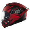 MT Thunder 4 SV Luminence D5 Gloss Red Black Helmet