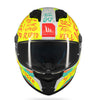 MT Stinger 2 Ardent A3 Gloss White Yellow Helmet