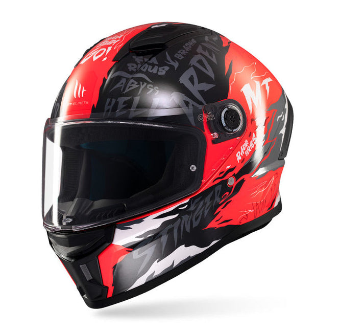 MT Stinger 2 Ardent C5 Gloss Red Black Helmet