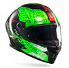 MT Stinger 2 Ardent C6 Gloss Green Black Helmet