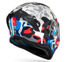 MT Stinger 2 Yozu A7 Gloss White Red Blue Helmet