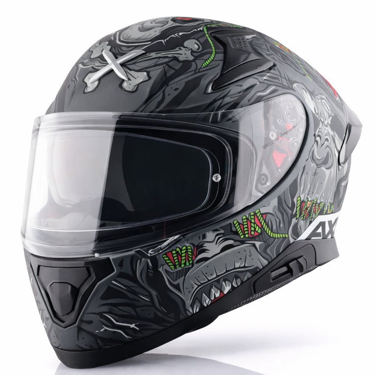 AXOR Apex Ascetic Dull Stone Black Grey Helmet