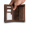 CARBONADO Tri Fold Wallet (Brown)