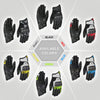 Viaterra Holeshot Pro Semi Gauntlet Motorcycle Riding Gloves (Red)
