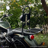 ZANA Top Rack With Pillion Backrest ( Mid Tray Mid back support ) T2 For Royal Enfield Super Meteor 650 (ZI-8291)