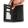 CARBONADO Tri Fold Wallet (Black)