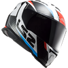 LS2 FF800 Storm II Racer Red Blue White Gloss Helmet (D Ring)