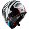 LS2 FF800 Storm II Racer Red Blue White Gloss Helmet (D Ring)