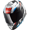 LS2 FF800 Storm II Racer Red Blue White Gloss Helmet (D Ring)