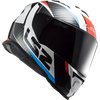 LS2 FF800 Storm II Racer Red Blue White Gloss Helmet (D Ring)