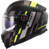 LS2 FF811 Vector II Tron Matt Black Hi Viz Yellow Helmet