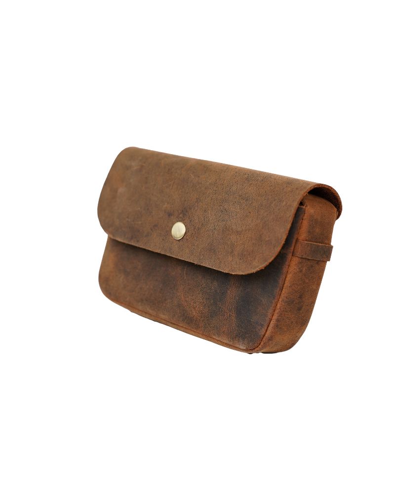 Trip Machine Sidekick Moto Pouch (Mocha)