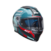 MT Stinger 2 Tron C6 Gloss Black Blue Helmet