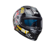 MT Stinger KRT B13 Gloss Black Grey Helmet