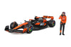 Bburago McLaren MCL38 Miami Grand Prix 2024 #81 (Black Orange)