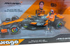 Bburago McLaren MCL38 Miami Grand Prix 2024 #81 (Black Orange)