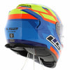 LS2 FF800 Storm II Salvador Replica Blue HI Viz Yellow Gloss Helmet (D Ring)