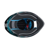 MT Stinger 2 Tron C6 Gloss Black Blue Helmet