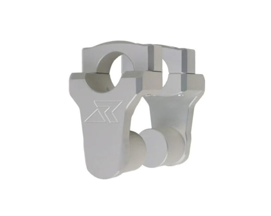 Rox Pivoting Handlebar Risers 61mm Rise 31.75mm Handlebar Anodized Clear for BMW R 1300 GS GSA Trophy (1R-P13GS)