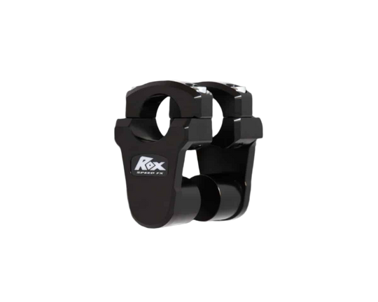 Rox Pivoting Handlebar Risers 51mm Rise Black Anodized For Harley Davidson Pan America / Indian Chieftain & Roadmaster (1R-P13RIN)