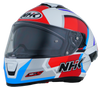 NHK K5R Retro Gloss White Red Blue Helmet