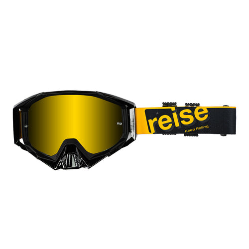 REISE Revver Revo MX Goggles (Yellow)