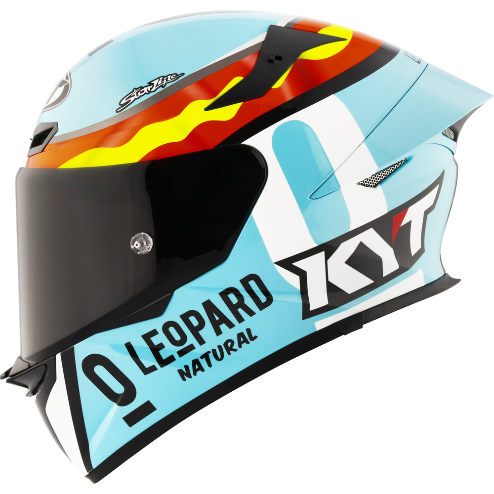 KYT TT Revo Leopard Replica Spaniard Gloss Helmet