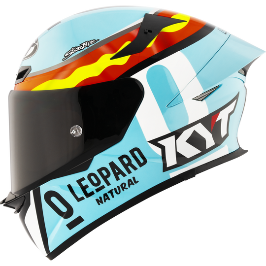 KYT TT Revo Leopard Replica Spaniard Gloss Helmet