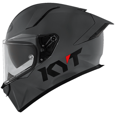 KYT R2R Pro Plain GRL Grey Gloss Helmet