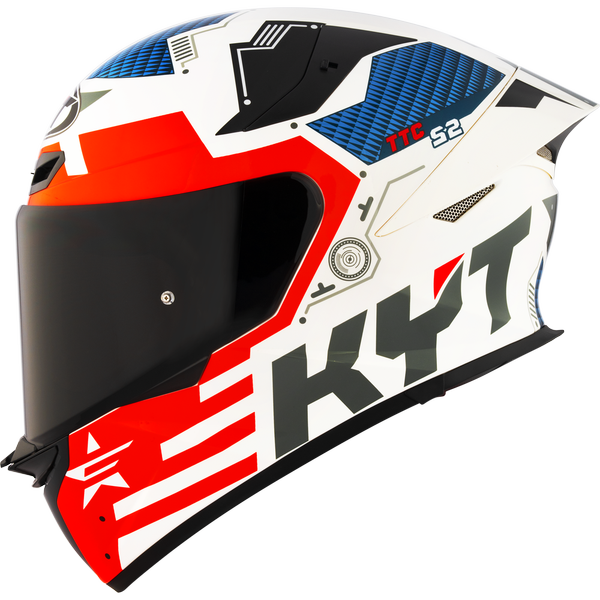 KYT TT Revo Fuselage Red Gloss Helmet