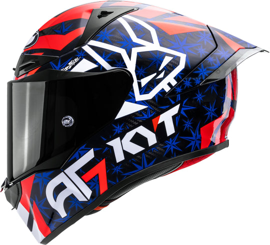 KYT R1R Carbon Fernandez Replica 2025 Gloss Blue Helmet