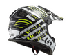 LS2 MX437 Fast Evo Verve Gloss Black White Helmet